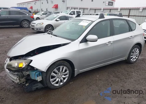 2008 Subaru Impreza 2.5I из США, поврежденный, VIN JF1GH61678H811827